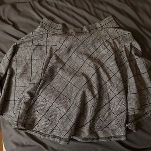 ISO Plaid Houndstooth Skirt